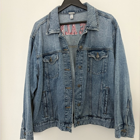 Denim Jacket LOVE ALWAYS from Target - Picture 2 of 3